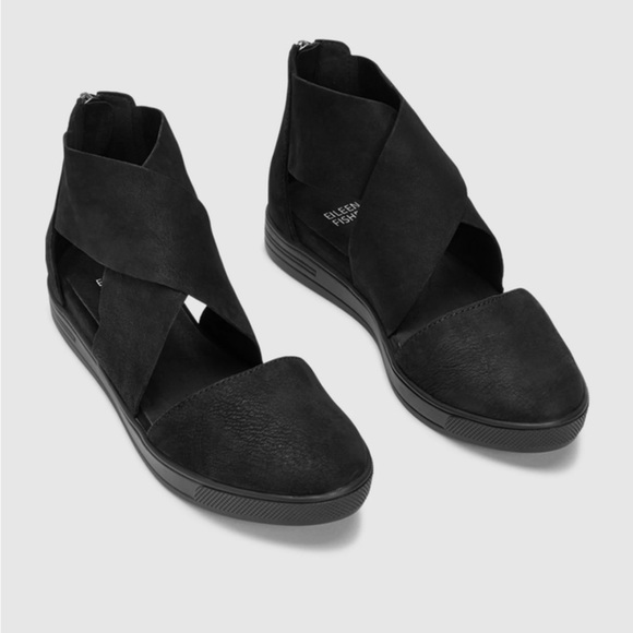 Eileen Fisher Carver Tumbled Nubuck Sneaker Sandal - Picture 2 of 8